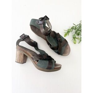 Dansko- Dominique Strappy Heel Sandals Size 38
